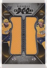 2018-19 SPx Double XL Duos Materials Tier 1 /199 PK Subban Roman Josi #XD-SJ