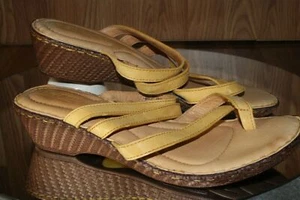 born strappy sandals butter nut tan f85807 C8FC19 Womens 9M - Imagen 1 de 12