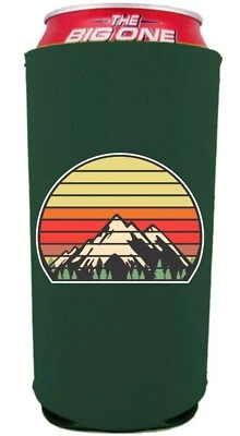 COOLIE JUNCTION Retro Mountains 24/25oz. Can Coolie , Neoprene