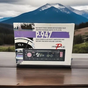 OLD SCHOOL AUDIOVOX PRESTIGE P-947 OLDTIMER AUTO AUDIO STEREO AM/FM CD EINHEIT NEU - Bild 1 von 4