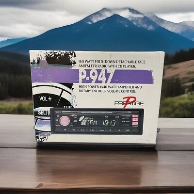 OLD SCHOOL AUDIOVOX PRESTIGE P-947 VINTAGE COCHE AUDIO ESTÉREO AM/FM UNIDAD CD NUEVO Foto 1 de 4