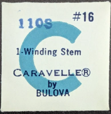 NOS NEW Genuine Bulova Caravelle Cal. 11OS # 16 Winding Stem Watch Part - Image 1 of 2