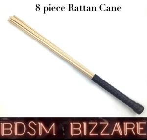 Bondage Kit 8x Flogger Whip BDSM Cane Whip Adult Games Cuckold Gimp Mask Slave - Picture 1 of 6