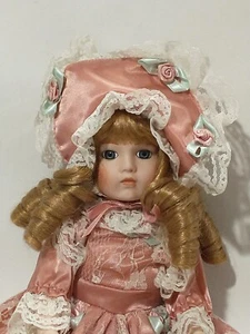 Vintage Seymour Mann Connoisseur Collection Puppe "Tracy" Spitze rosa Kleid blonde Haare - Bild 1 von 17