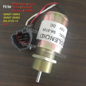 Solenoide 30A87-10043 12V para Mitsubishi L3E S3L S4L Volvo Terex SCHAEFF Pel Job - Imagen 1 de 6
