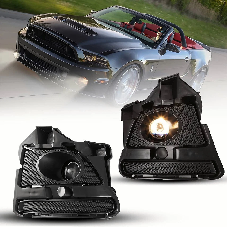 Luces antiniebla delanteras proyector luces + cableado + kit de interruptor para Ford Mustang 2013 2014 Foto 1 de 4