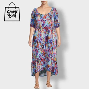 Damen Maxikleid Übergröße Schulterfrei - Bild 1 von 1