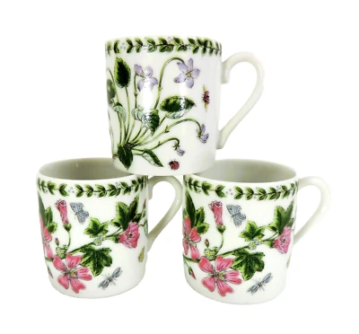 PORTMEIRION Andrea by Sadek Juego de 3 tazas de café cubano espresso Demitasse de colección Foto 1 de 4