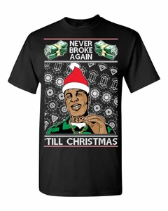 Ugly Christmas Sweater T-SHIRT | NBA Young Boy Never Broke Again | Xmas Gift - Picture 1 of 4