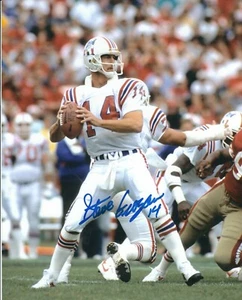 Signed 8x10 STEVE GROGAN New England Patriots Autographed Photo - COA - Picture 1 of 1