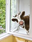 NEW 14” x 12” Brown Milk Cow Head Country Farm Window Wall Car Sticker Decal