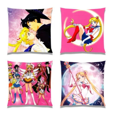 Sailor Moon Polyester 18" x 18" Throw Pillows US Seller - Image 1 of 4