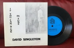 DAVID SINGLETON If You Can Sing In Tune RARE 1981 7" DRS1 (S/81/CUS 1185) Fripp - Picture 1 of 7
