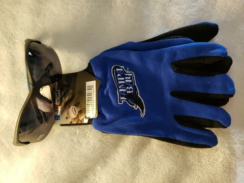 Tampa Bay Rays Polaroid Sunglasses, And Gloves Cover