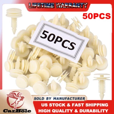 50 шт фиксаторов передней дверной панели отделка нажимными штифтами для GM Chevy Buick GMC Express 1500 - Изображение 1 из 4