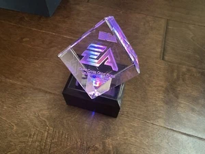EA Games 20th Anniversary Employees Gift Cube Changing Colors W/ Box VERY RARE - Picture 1 of 18