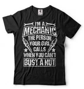 Mechanic T-shirt Mens Funny T-shirt Gift for Mechanic Car Lover Shirt - Picture 1 of 11