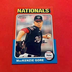 MacKenzie Gore .. SP .. Washington Nationals ..2024 Heritage KURZDRUCK Karte 53 - Bild 1 von 2