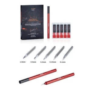 Dspiae PB Series Tungsten Steel Push Broach Combination Set w/Holder - Picture 1 of 1