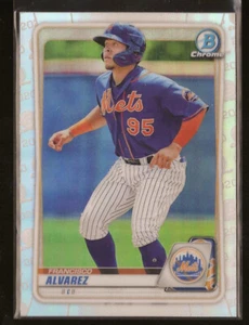 2020 Bowman Draft Francisco Alvarez  Chrome Refractor     New York Mets - Picture 1 of 2