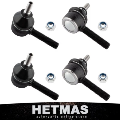 4PC Front Steering Inner Outer Tie Rod Ends Kit For 1982-1997 BMW 5 6 7 8 Series — 第 1/4 张图片