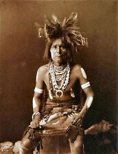 Native American Indian Portrait Snake Priest 10x8 Photo Art Print Picture