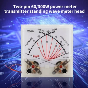 SWR Watt Meter Radio Station Forward 300W Reflected 60W Power Meter Transmitters - Zdjęcie 1 z 12