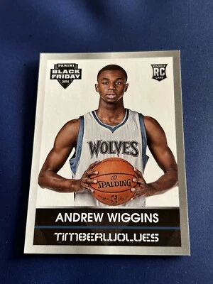 2014 Panini Black Friday Rookie Portrait Andrew Wiggins #10 RC Minnesota - Image 1 of 2