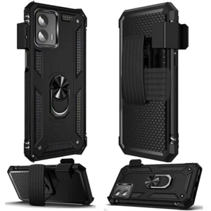 For Moto G 5G 2023 Case Magnetic Ring Stand Cover Holster Clip Phone Cover Combo - Photo 1 sur 3