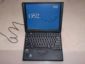 Portátil IBM Thinkpad 600E de colección raro con OS/2 WARP 4 y arranque doble DOS, ¡funciona! - Imagen 1 de 20