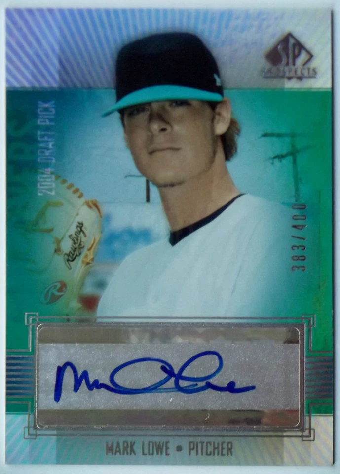 2004 Upper Deck SP Prospects MARK LOWE Only Auto RC Rare #/400 - Image 1 of 1