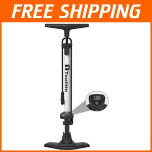 Schwerlast Standpumpe mit Manometer - Presta/Schrader - Bild 1 von 9