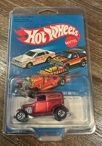 Hot Wheels 1981 A-Ok 1977 HK Early Times Delivery Burgundy Red Unpunched Card - Bild 1 von 3
