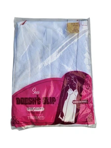 Vintage NOS Sears The IMPROVED Doesn't Slip Dress Size 44 White Shadow Panel - Bild 1 von 7