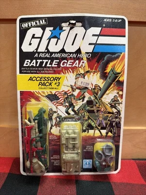 Lote de accesorios Hasbro GI Joe ARAH Cobra 1984 original de colección #3 sellado sin usar, en caja Foto 1 de 4