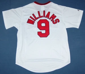 MAJESTIC COOPERSTOWN TED WILLIAMS BOSTON RED SOX SEWN JERSEY LRG - MLB - Picture 1 of 4