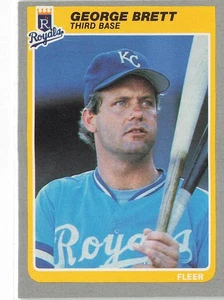 1985 Fleer #199 George Brett - Picture 1 of 2
