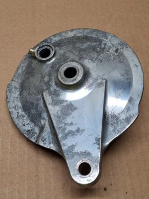 Yamaha MJ2T 1962 1963 Trail Omaha 55 OEM placa de respaldo de freno trasero Foto 1 de 4