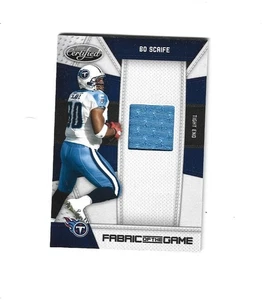2010 Certified Fabric of the Game #150 Bo Scaife /250 TITANS - Picture 1 of 2