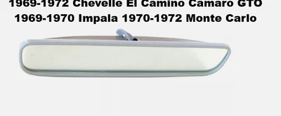 REAR VIEW MIRROR INSIDE 1969-72 CHEVELLE/EL CAMINO MONTE CARLO GTO IMPALA - Изображение 1 из 4