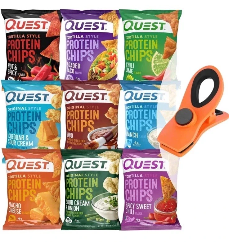 Quest Nutrition Protein Chips 9 Sabores Variedad Pack Foto 1 de 4