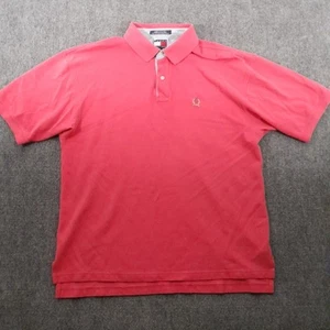 Vintage Tommy Hilfiger Hemd Herren XL Polo Pink Crest Logo Golf Preppy Freizeit - Bild 1 von 9