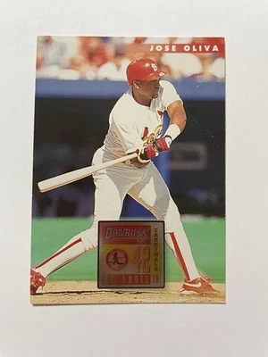1995 Donruss Baseball Card #417 Jose Oliva St Louis Cardinals - Image 1 of 2