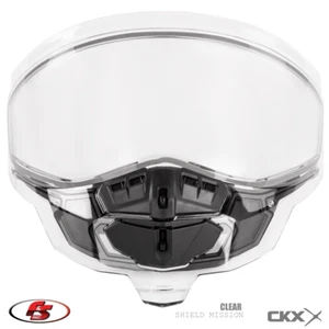 NEW CKX MISSION Snowmobile helmet CLEAR Dual pane shield - Picture 1 of 2