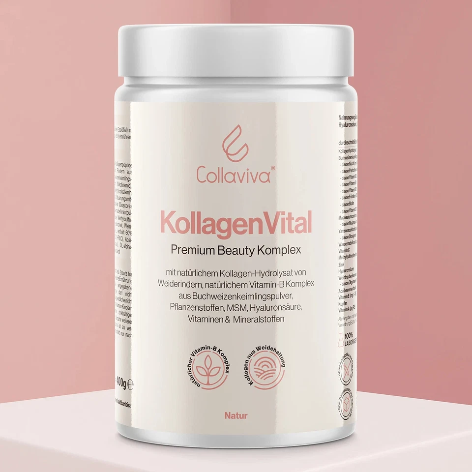 37,25 €/ kg | Collaviva KollagenVital Natur- Premium Beauty Komplex – 400g - Bild 1 von 1