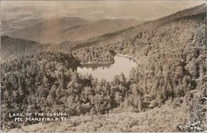 c1950s RPPC Mt Mansfield Lake of Clouds Vermont Richardson photo postcard A310 - Picture 1 of 2
