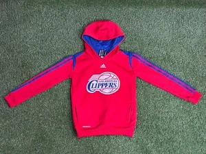 Los Angeles Clippers Basketball Hoodie Authentic Adidas Youth Large￼ - Picture 1 of 4