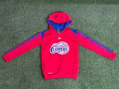 Los Angeles Clippers Basketball Hoodie Authentic Adidas Youth Large￼ - Image 1 of 4