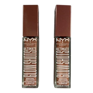 (2) NYX Professional Makeup Ultimate Glow Shots Pear Prize 7.5 ml NEW - Picture 1 of 5