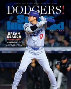 Foto de Shohei Ohtani Sports Illustrated Dodgers 2024 Serie Mundial 8x10 MLB - Imagen 1 de 1